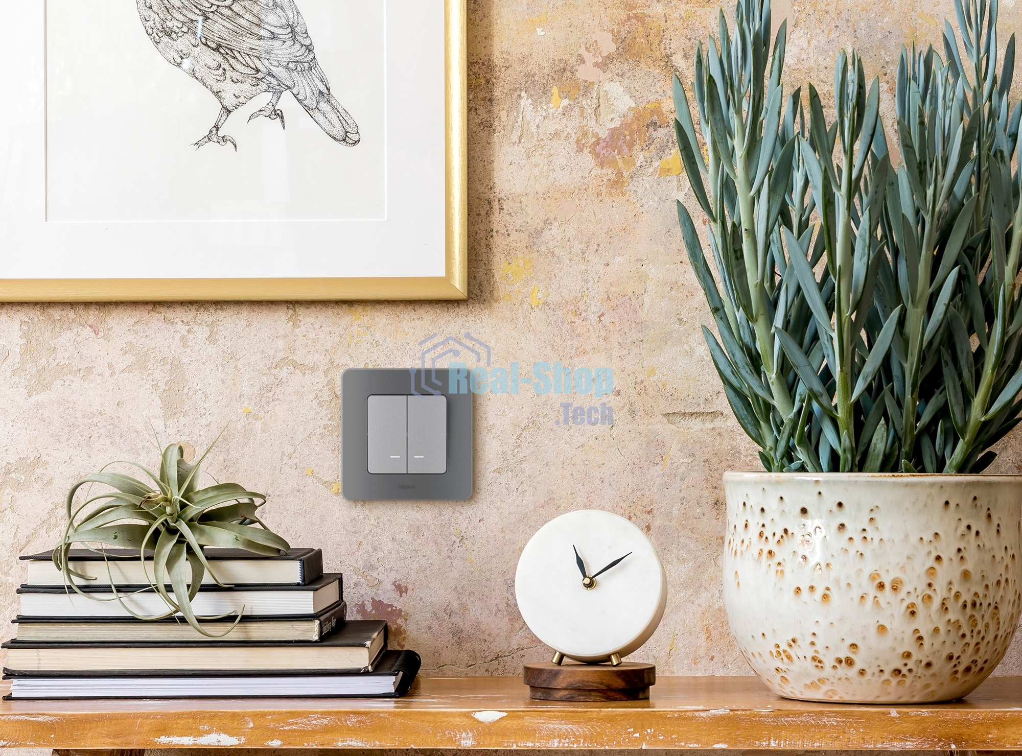 Рамка 1 пост дымчатый Inspiria