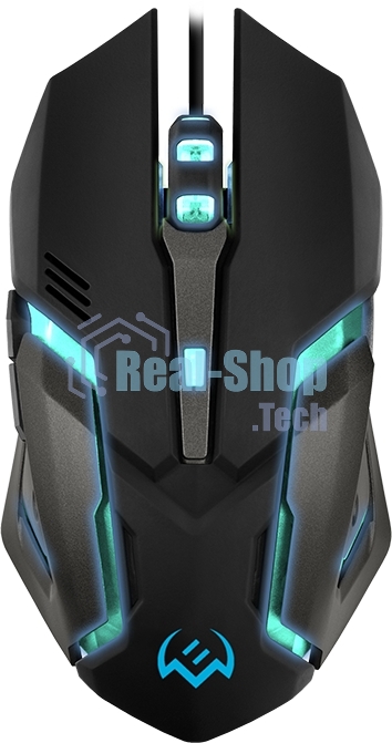 Мышь проводная SVEN RX-G740 черный, 2400 dpi, USB, кнопки - 6