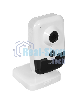 Видеокамера IP Hikvision HiWatch DS-I214(B) 2-2мм цветная корп.:белый/черный