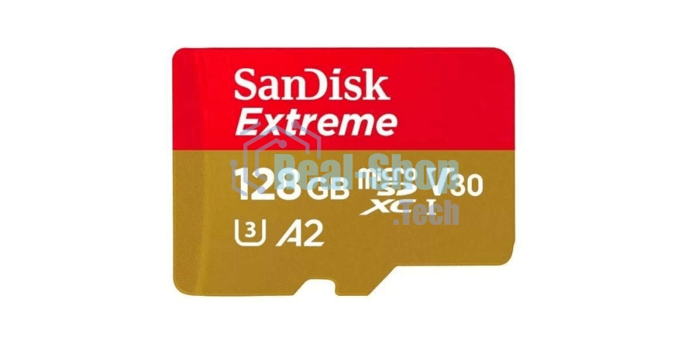 Флеш карта microSD 128Gb SanDisk microSDXC Class 10 UHS-I A2 C10 V30 U3 Extreme 190MB/s