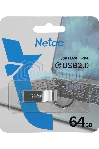 Флешка USB Netac U275 USB 2.0 64Gb, retail version