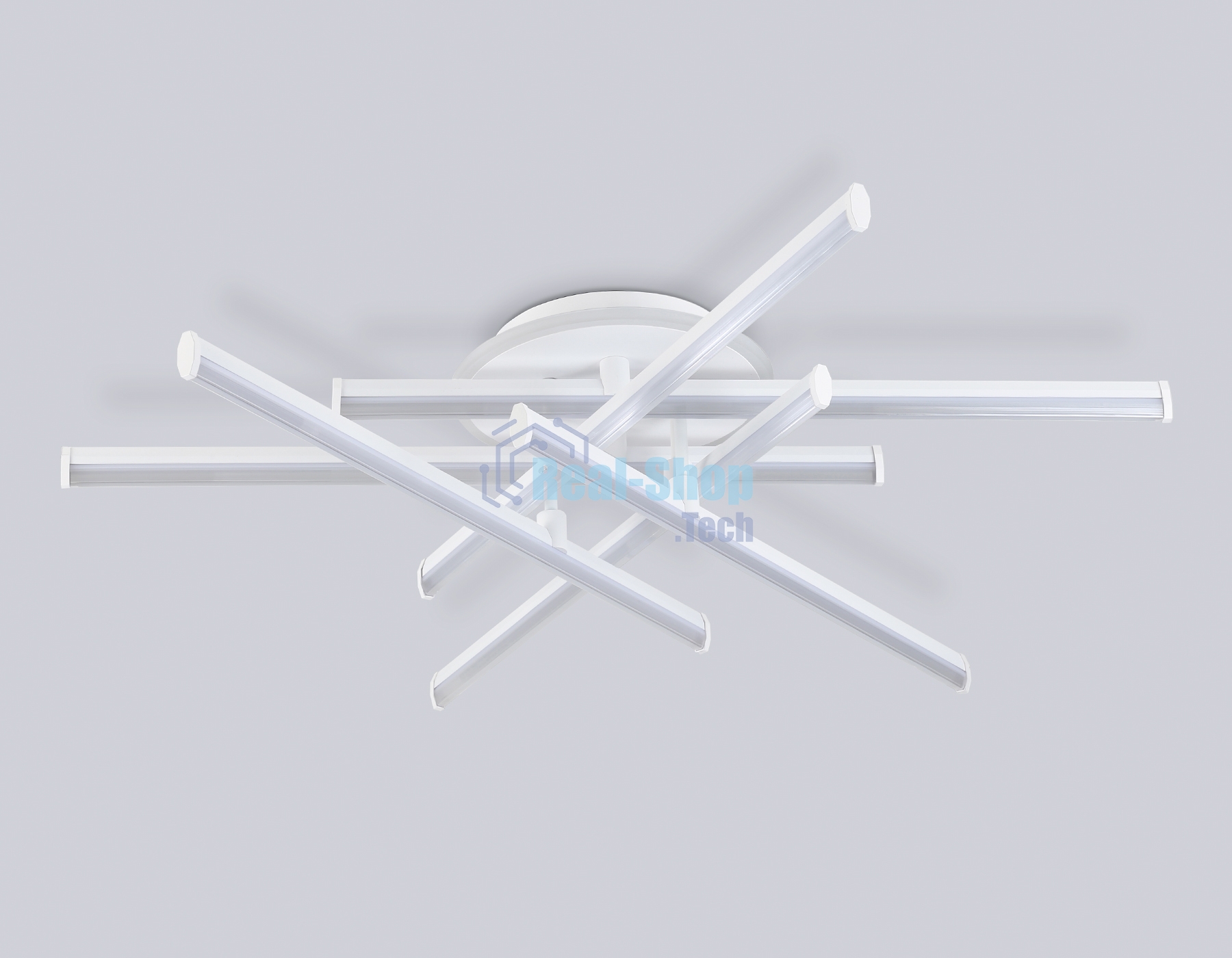 Потолочный светодиодный светильник Ambrella light FL6251 WH белый 97W 3000K-6400K 805*760*170 (ПДУ ИК)