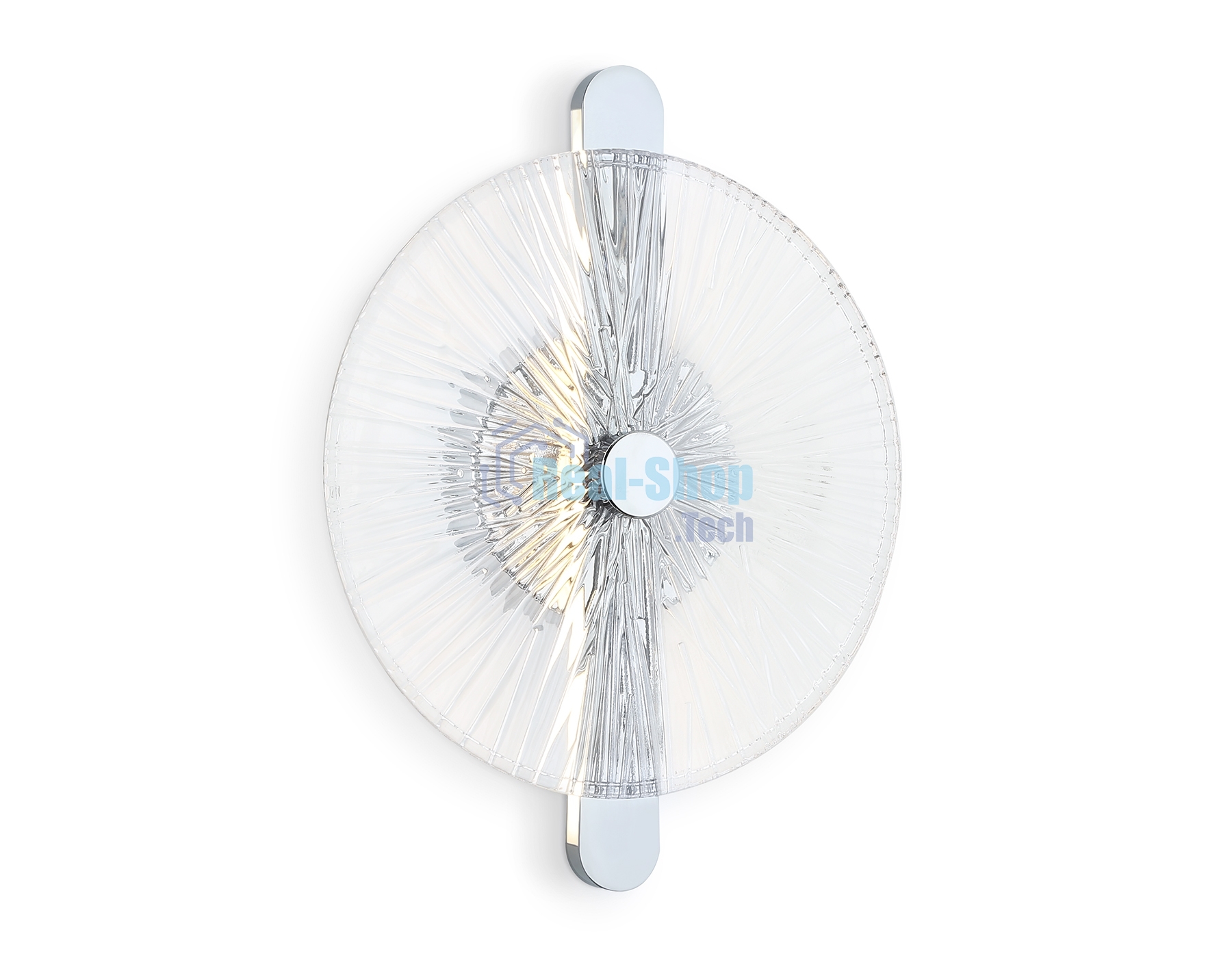 Настенный светодиодный светильник Ambrella light LH31141 СH/CL хром/прозрачный 13W 3000K 280*70*350