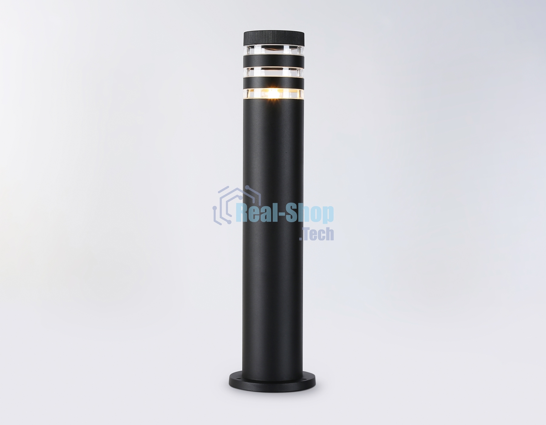 Светильник Ambrella light ST2566 BK/CL черный/прозрачный IP54 E27 max 40W D110*625