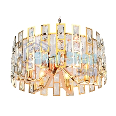 Светильник Ambrella light TR5061/6 GD/CL золото/прозрачный E14/6 max 40W D500*938