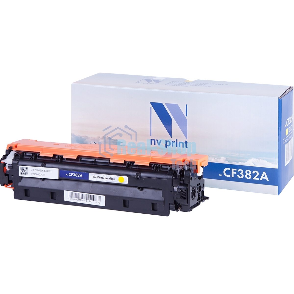 Картридж лазерный NVPrint совместимый HP CF382A Yellow для CLJ Pro MFP M476 (2700k)