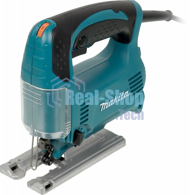 Лобзик электрический Makita 4329KX1 Лобзик,в\рук, 450Вт,500-3100об\м,ход-18мм,рез-65мм,1.9кг,чем,маятн,набор A-86898
