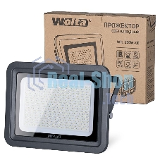 Светодиодный прожектор WOLTA WFL-200W/06 5500K, 200 W SMD, IP 65,цвет серый, слим Светодиодный прожектор WOLTA WFL-200W/06 5500K, 200 W SMD, IP 65,цвет серый, слим