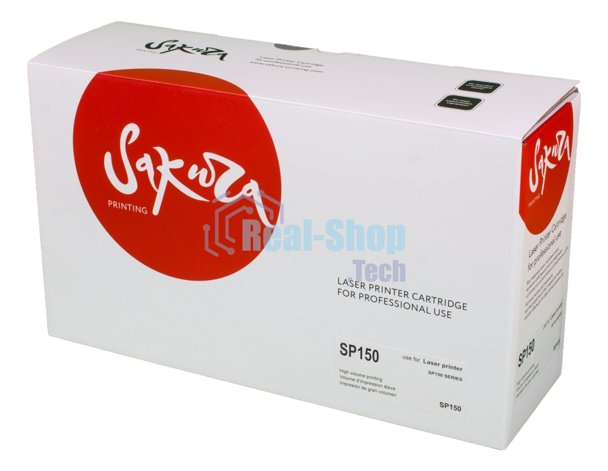 Картридж Sakura SP150HE для Ricoh SP 150/150SU SP150LE, черный, 1500 к.
