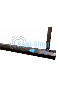 Экран 150x150 см TriScreen 1:1 напольный рулонный белый84' Matt White (MW), черный корпус