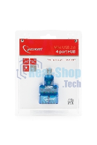 USB-концентратор GEMBIRD HUB USB2.0 Mini 4-port UHB-CN224