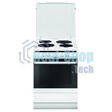 Плита электрическая Hansa FCEW63010 белый, конфорок 4 шт, духовка 69 л, 60 см x 85 см x 60 см