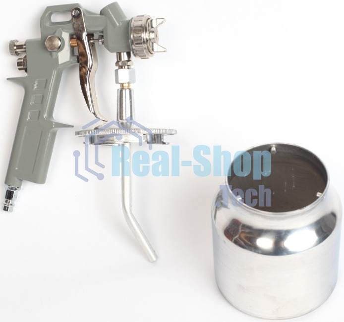 Краскопульт пневматический PATRIOT LV 162В. н/б 1,0 л, сопло 1,5 мм,141- 200 л/мин, быстросъем 1/4