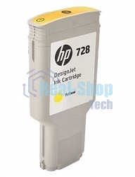 Картридж струйный HP F9K15A (HP 728) для DesignJet T730, T830. Желтый. 300 мл.