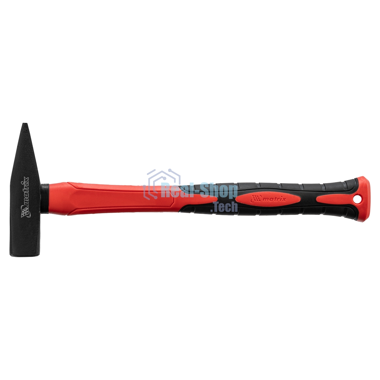 Молоток Matrix слесарный''optimal'', 500 г, фибергласовая обрезиненная рукоятка, квадратный боек