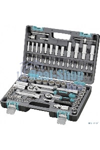 Набор инструментов STELS 14106 1/2'' 1/4'' CrV пластиковый кейс  94 предм.