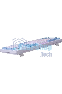 Клавиатура проводная Defender Hawk GK-418, USB, белый/голубой