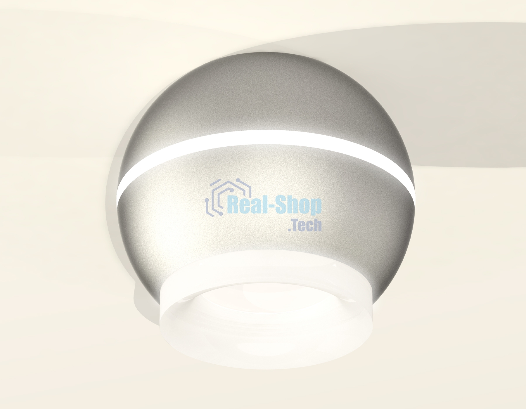 Светильник Ambrella Light XS1103030 SSL/FR серебро песок/белый матовый MR16 GU5.3 LED 3W 4200K (C1103, N7165)