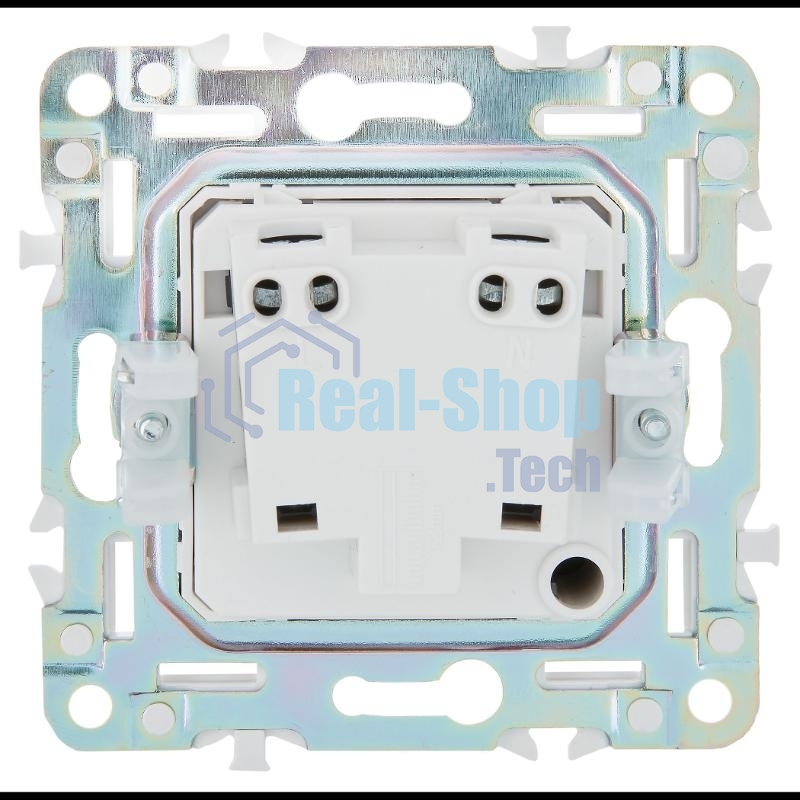 Розетка IEK SKANDY SK-R02G 10А графит без заземл. без защ. шторок SK-R10-10-K53