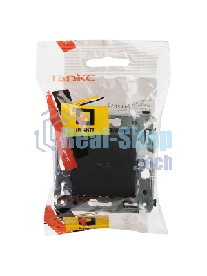 Розетка DKC Avanti 4412013 с крышкой 2P+E со шторками, 