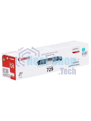 Картридж лазерный Canon Cartridge 729C (4369B002) голубой (1000 стр.) для Canon i-Sensys LBP-7010C/7018C
