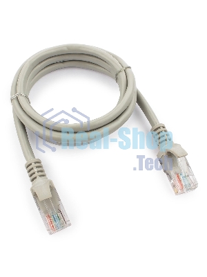 Патч-корд UTP Cablexpert cat.5e, 1м, литой, многожильный серый