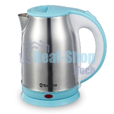 Чайник электрический Sakura SA-2147BL 1.8 л, нерж+голуб д