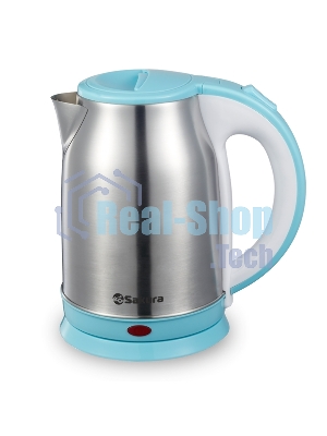 Чайник электрический Sakura SA-2147BL 1.8 л, нерж+голуб д