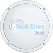 Светильник LED 71 622 OBL-R1-7-4K-WH-IP65-LED-SNRV 7Вт 4000К IP65 (оптико-акустич. датчик) ОНЛАЙТ