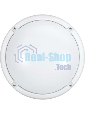 Светильник LED 71 622 OBL-R1-7-4K-WH-IP65-LED-SNRV 7Вт 4000К IP65 (оптико-акустич. датчик) ОНЛАЙТ