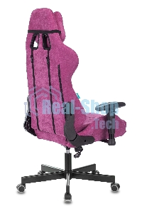 Кресло игровое Бюрократ VIKING KNIGHT LT15 FABRIC малиновый крестовина металл/пластик