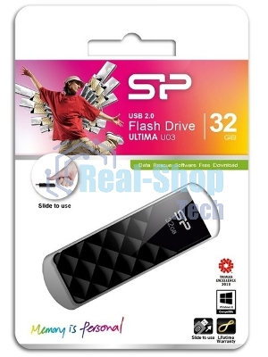 Флешка USB 32Gb Ultima U03 SP032Gb,UF2U03V1K USB 2.0 черный