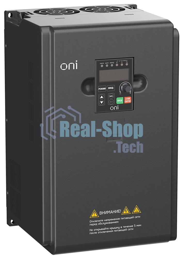 Преобразователь частоты A150 380В 3ф 11кВт 25А встроенный торм. модуль ONI A150-33-11T
