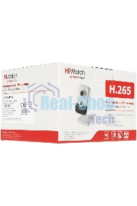 Видеокамера IP Hikvision HiWatch DS-I214(B) 2-2мм цветная корп.:белый/черный
