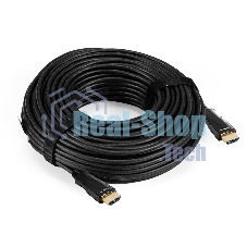 Активный оптический кабель HDMI ExeGate EX-CC-HDMI2-30.0 (19M/19M, v2.0, 30м, 4K UHD, Ethernet, позолоченные контакты)