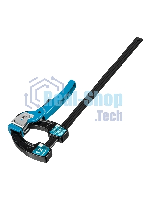 Струбцина реечная Gross быстрозажимная, металлический корпус, рычажный храповый механизм, 12