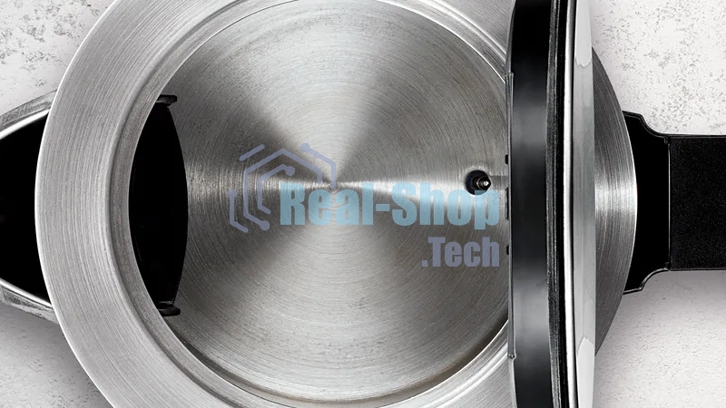 Чайник электрический Bosch TWK7L464, 1.7л, 2400 Вт., нерж.сталь, покрытая эмалью, красный,шкала уровня воды