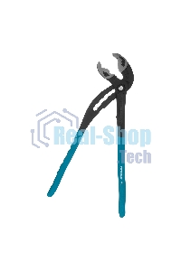 Клещи переставные Gross кнопочный механизм, обливные рукоятки, 400 мм