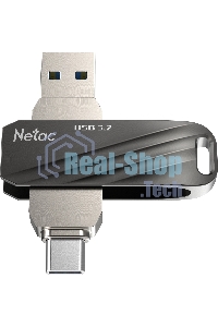 Флешка USB Netac US11 32Gb USB 3.0+TypeC Dual Flash
