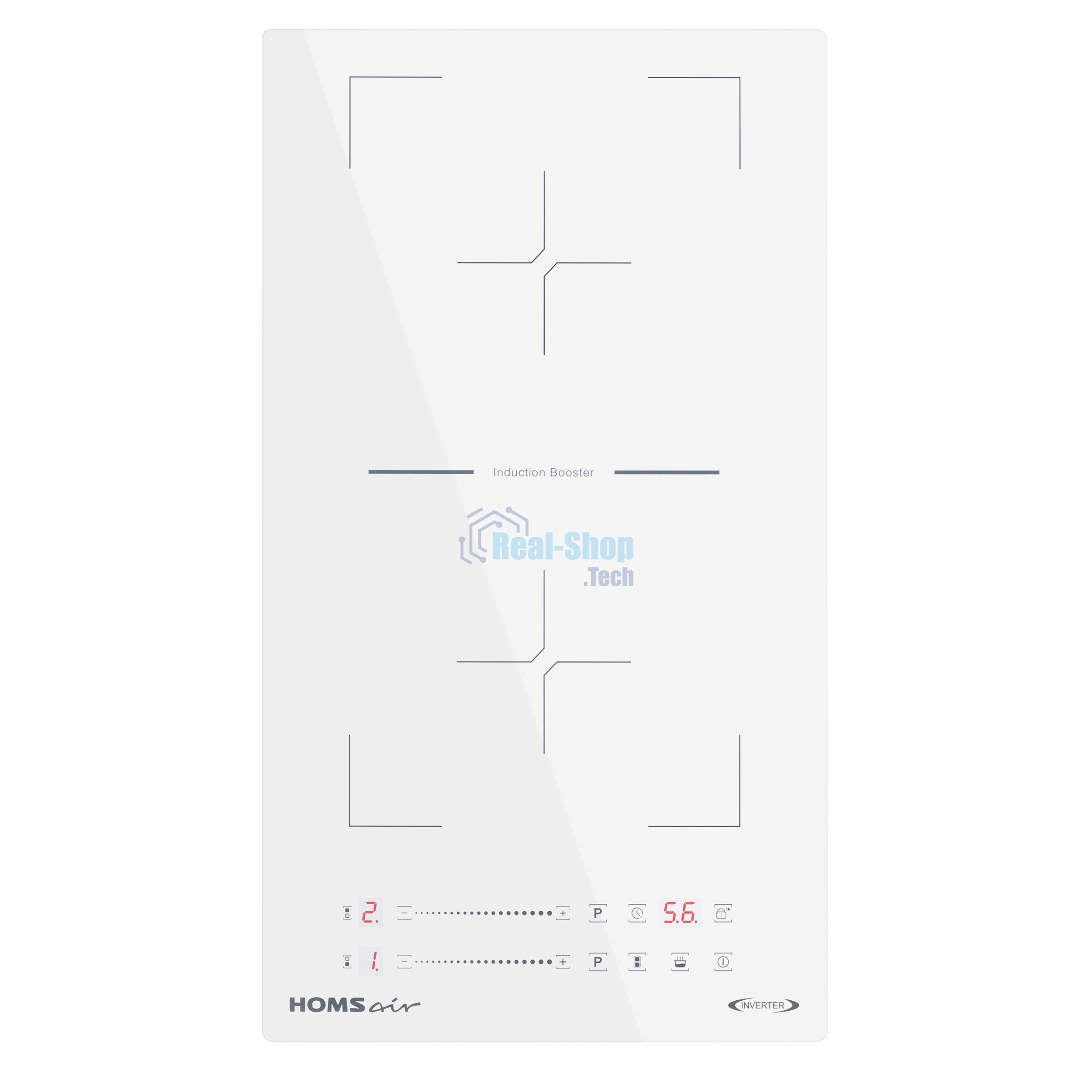 Индукционная варочная панель HOMSair HIC32SWH Inverter, белый