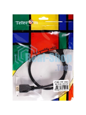 Кабель HDMI 19M/M,ver. 2.1, 8K@60 Hz 0.5m Telecom/VCOM TCG255-0.5M