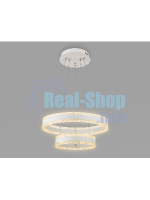 Светильник Ambrella light FA6175/2 WH белый 108W 3000K+6400K/3000K/6400K/4200K+4200K D500*630 (ПДУ РАДИО 2.4G)