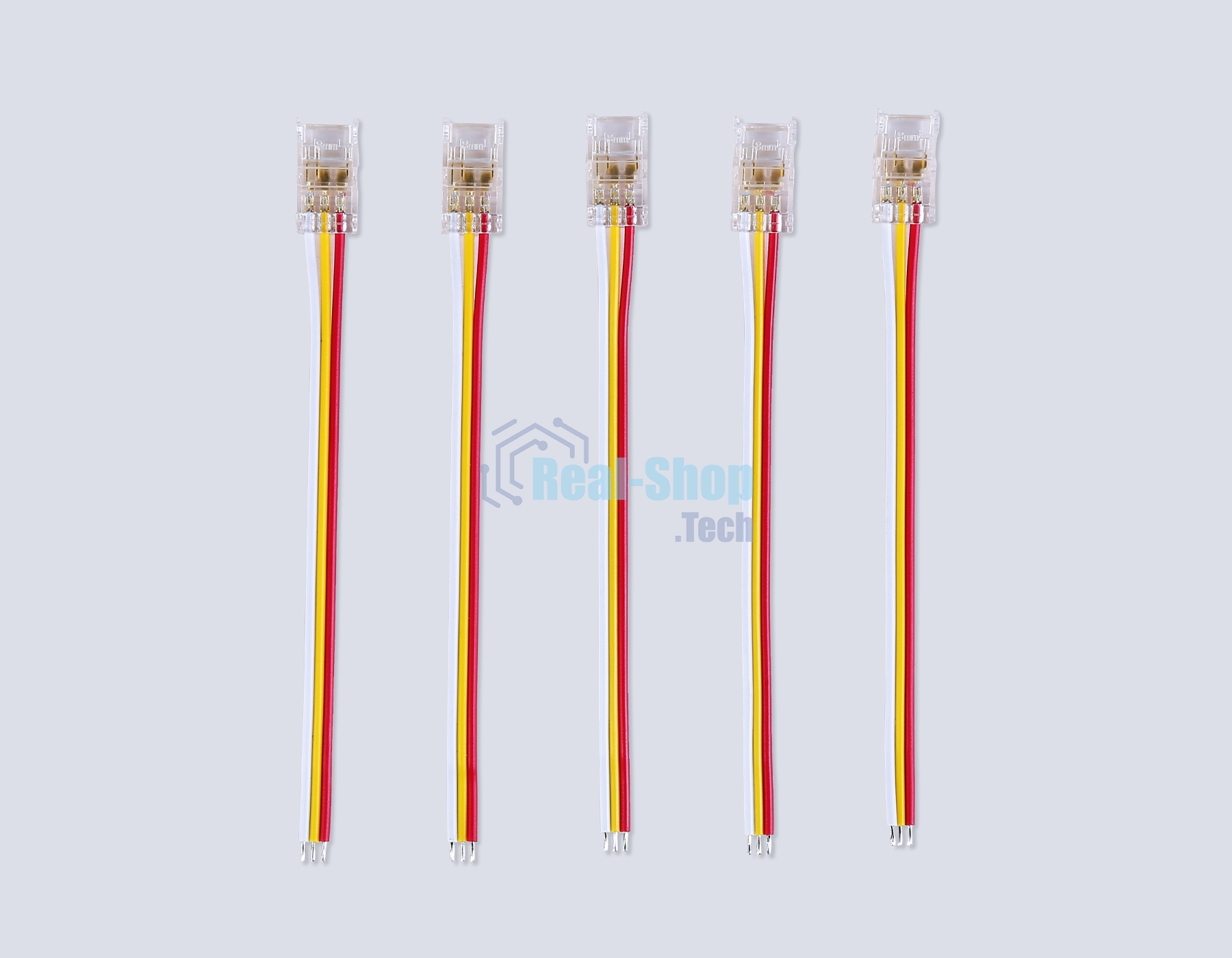 GS7406 Соединитель гибкий односторонний COB CCT 12/24V для лент 8mm (3 конт.) (5шт)