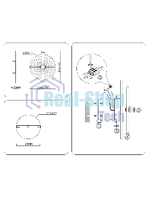 Настенный светодиодный светильник Ambrella light LH31141 СH/CL хром/прозрачный 13W 3000K 280*70*350