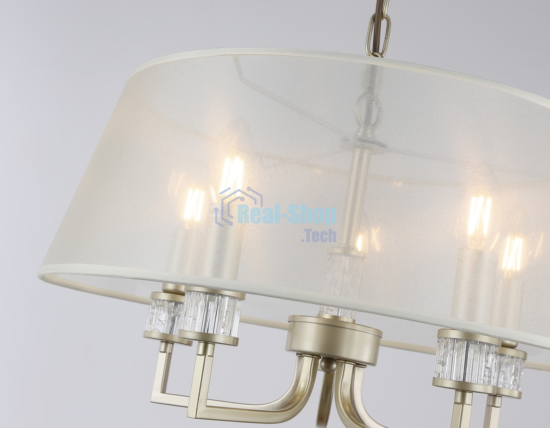 Люстра Ambrella light LH71211/5 CGD золото E14/5 max 40W D500*700