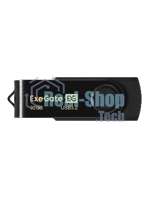 Exegate EX302049RUS USB-флеш накопитель ExeGate Jet Ultra 32GB черный (USB3.0/=USB3.1 Gen1/=USB3.2 Gen1 5Gbps, пластик/металл)