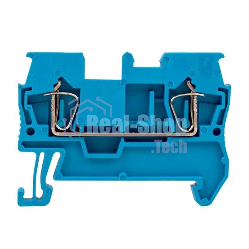 Колодка клеммная JXB-ST-2.5 31А самозажимная син. EKF plc-jxb-st-2.5-blue