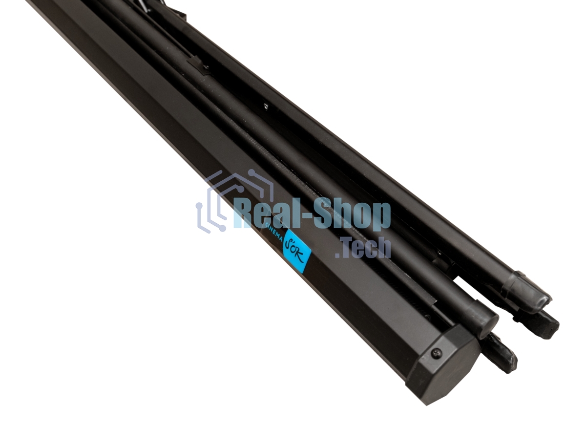 Экран 150x150 см TriScreen 1:1 напольный рулонный белый84' Matt White (MW), черный корпус