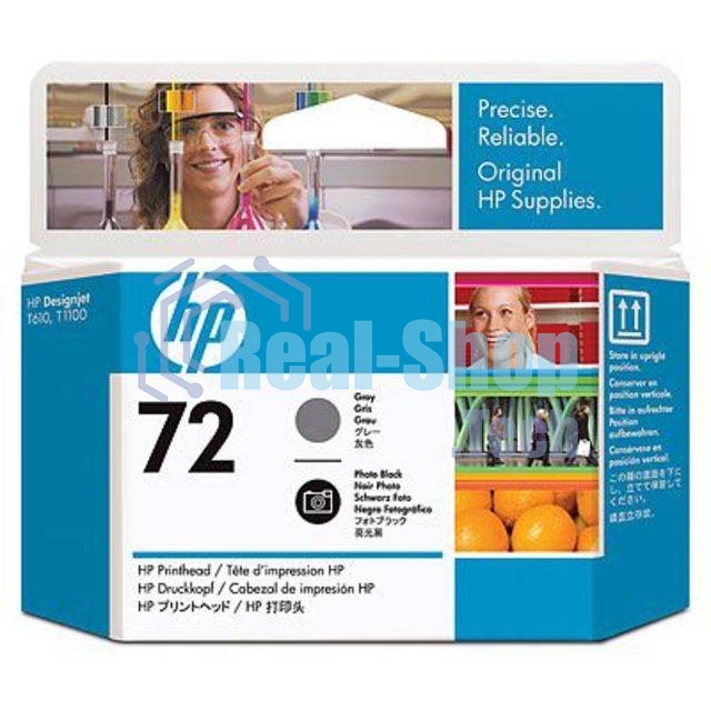 Печатающая головка HP №72 C9380A фото черный/серый печатающая головка для HP DJ T1100/T610