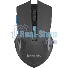Мышь беспроводная Defender Accura MM-275 синий, 1600 dpi, радиоканал, USB, кнопки - 6